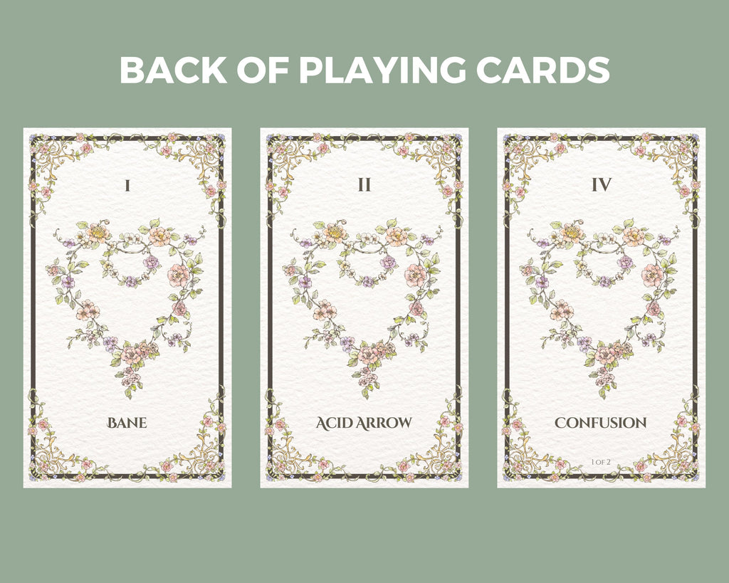 Back of spell cards