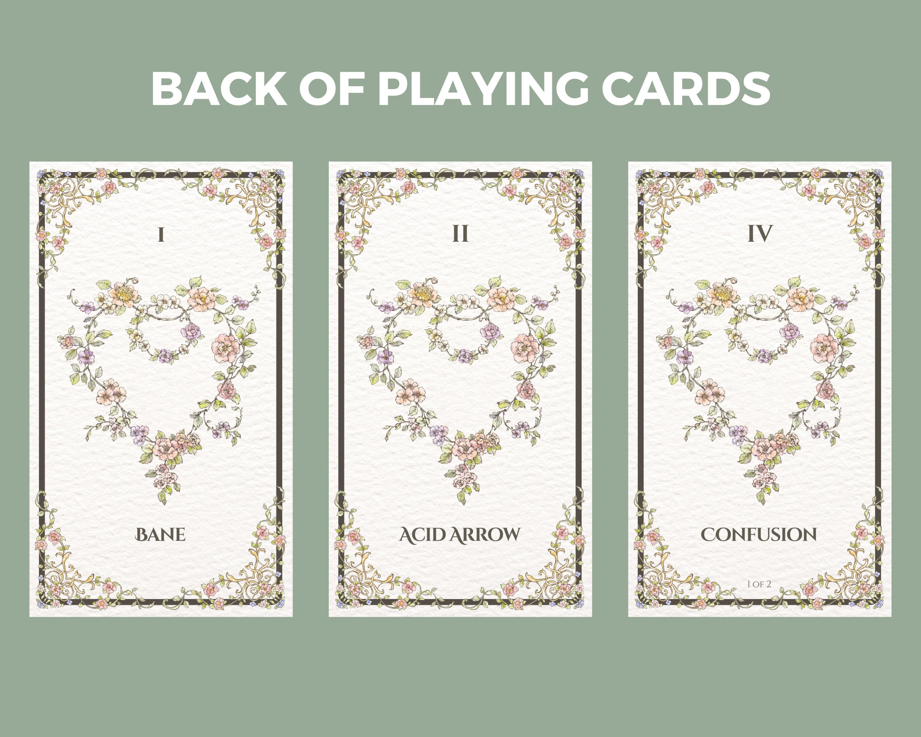 Back of spell cards