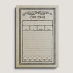 top down view DnD Stat Block Notepad