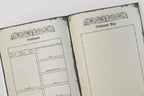 Two pages from the dnd notebook with 'Settlement' and 'Settlement Map' headings.