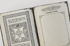 Open dnd notebook with decorative cover and 'Campaign Overview' page 