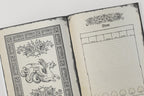 Open dnd notebook with decorative pages and a page for bosses.