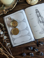 D&D character journal showing equipment and attuned item tracking pages
