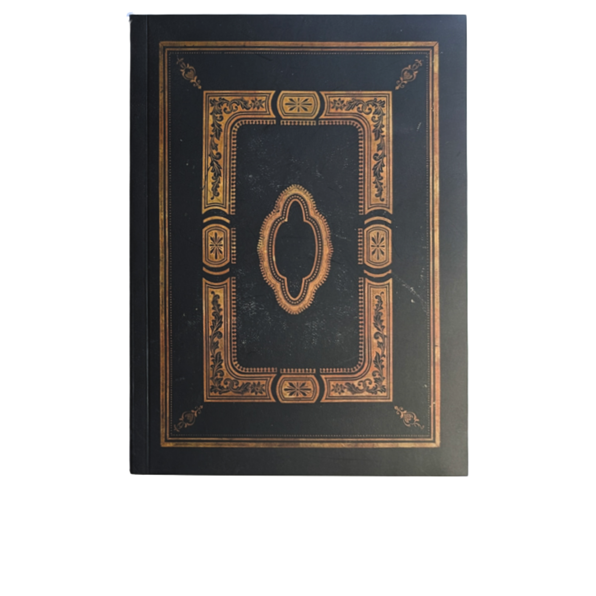 Gothic D&D character journal softcover with printed gothic cover design